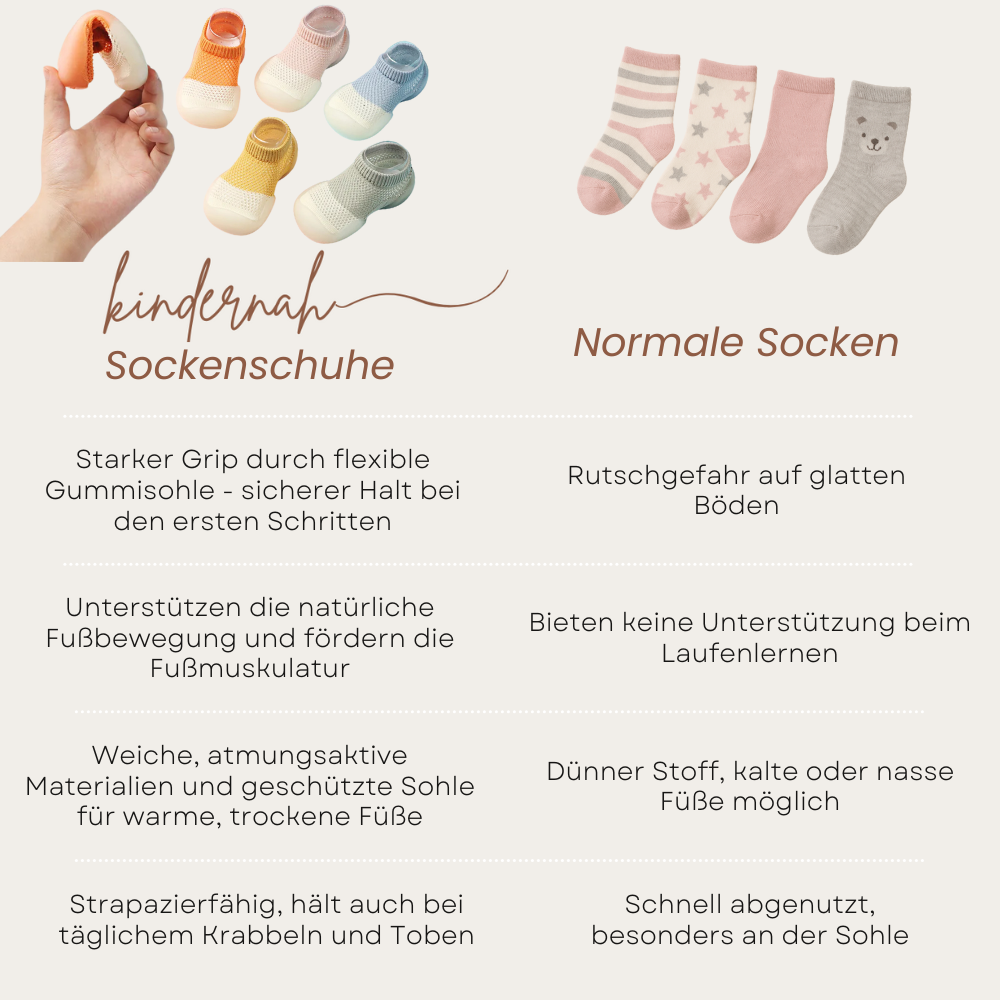 kindernah - Sockenschuhe
